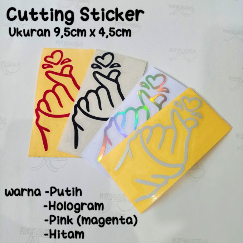 sticker cutting SARANGHAEYO