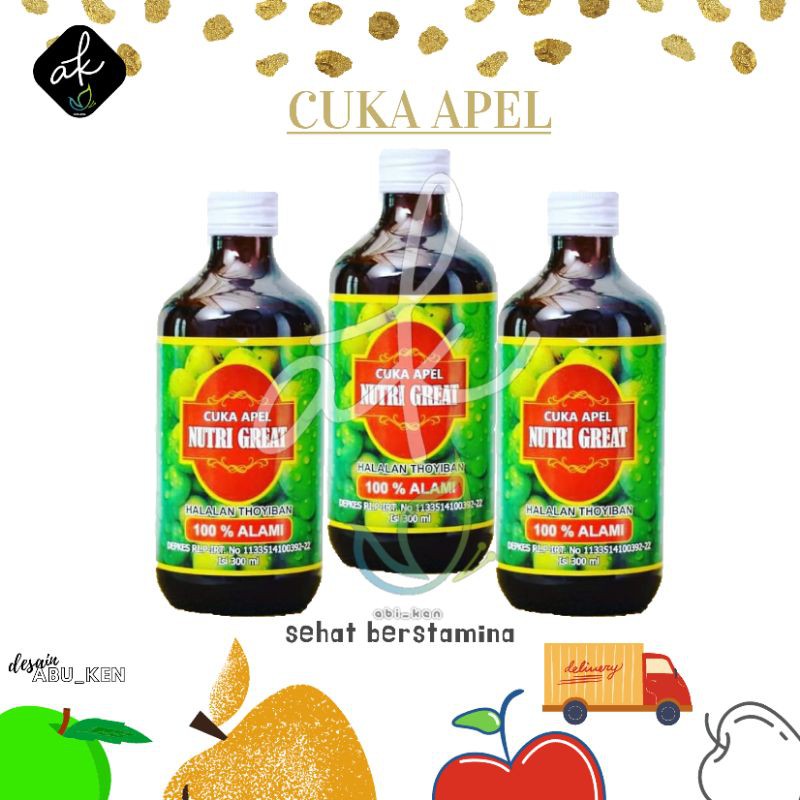 

Cuka apel nutri great kaya manfaat serat diet