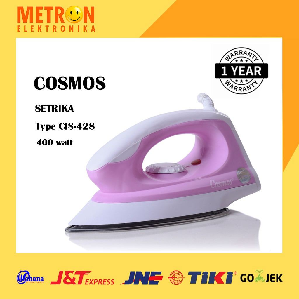 COSMOS CIS 428 / SETRIKA LISTRIK 400 WATT PINK / CIS428