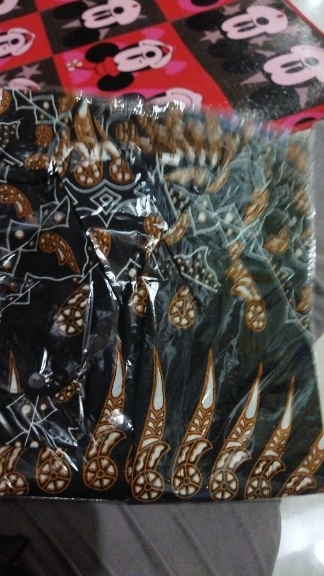 Kemeja Batik Pria Lengan Panjang Size M L Xl Xxl  Bswart Batik Hrb026 Kenongo Hem