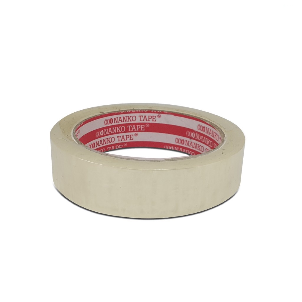 

Nanko Stationery Tape Transparan 24 mm x 65 Yard Bening Transapran