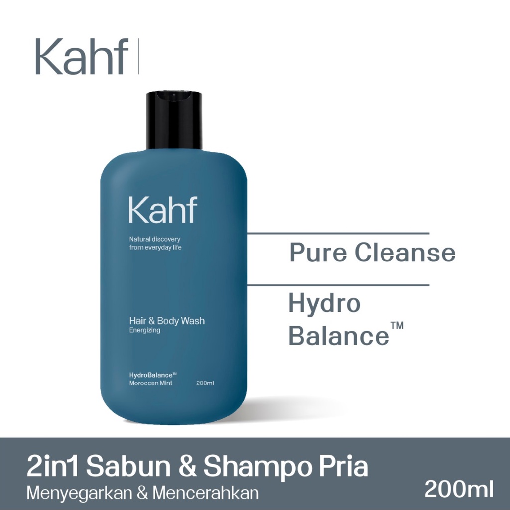 KAHF ENERGIZING HAIR AND BODY WASH 200 ML