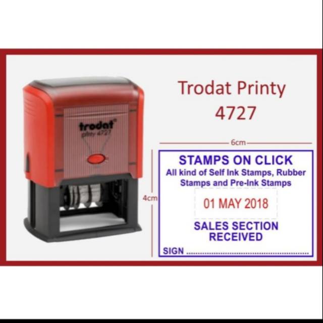

STEMPEL TRODAT 4727