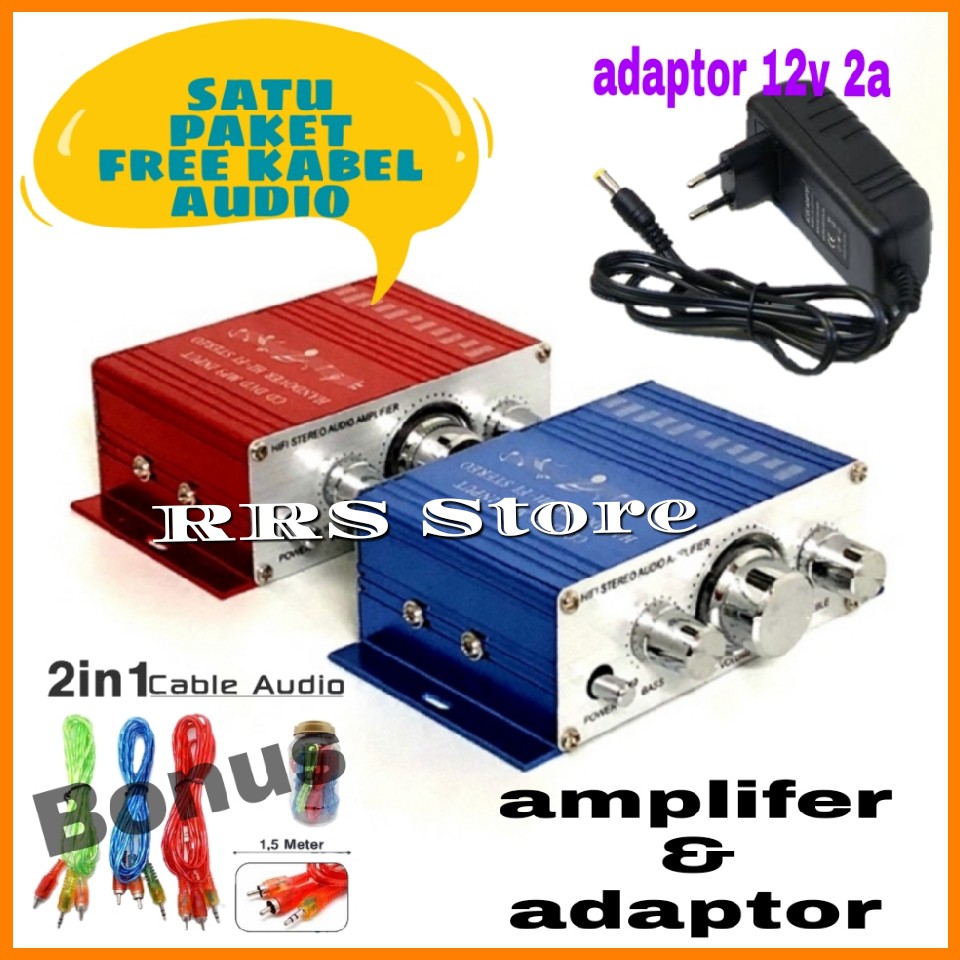 lepy hi fi stereo amplifier speaker amplier 20w .dc-12v PAKET AMPLIFER DAN ADAPTOR AMPLI MINI UNTUK 12INC KEBAWAH