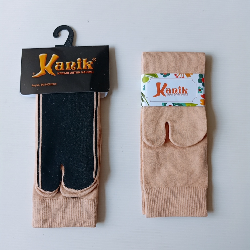 Kazarasock - Kaos Kaki Kanik Jempol Telapak Hitam Slimfit - Kaos Kaki Jempol Muslim Halal