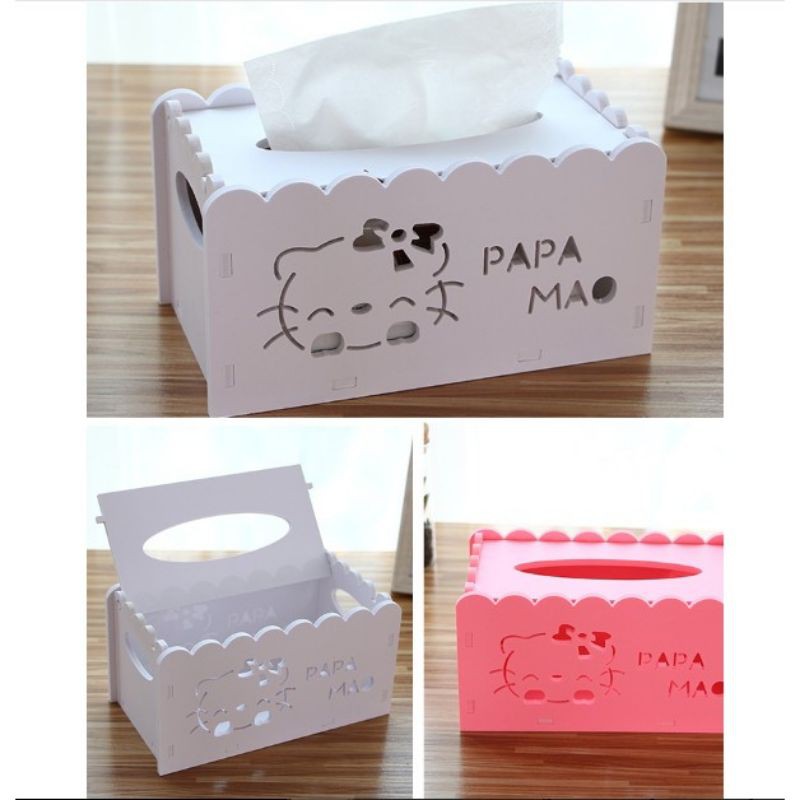 Box Tisu / Kotak Tissue Hello kitty Papa Mao