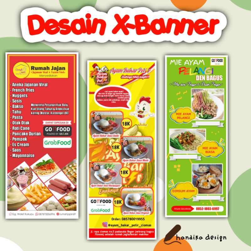 Jual Jasa Desain X Banner Kamu Custom Termurah Shopee Indonesia