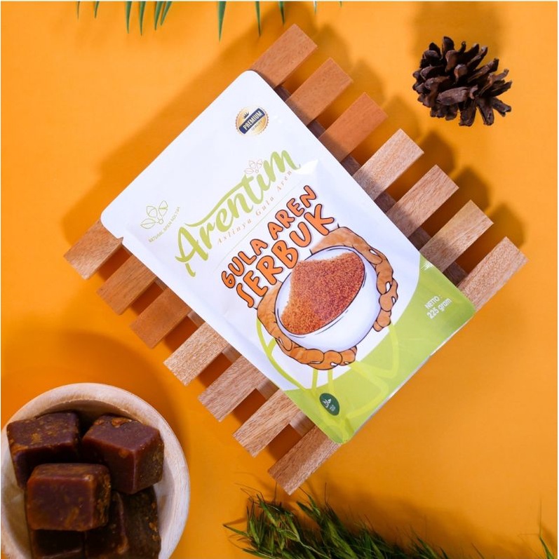 

Arentim Gula Aren Serbuk 225gr / Brown Sugar Asli Tanpa Bahan Pengawet