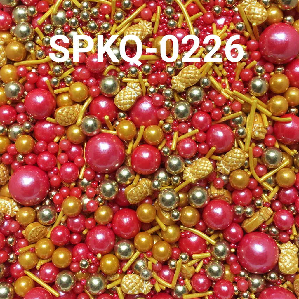 

SPKQ-0226 Sprinkles sprinkle sprinkel 250gr mutiara nanas merah emas yamama baking grosir murah sprinkles cake dekorasi mutiara trimit decoration story sprinklestory sprinklesstory sprinkle story yamama baking