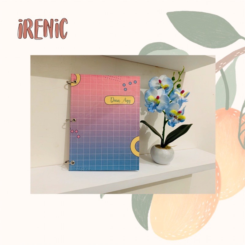 

Custom Notebook A5 Hard Cover Buku Catatan Binder Journal