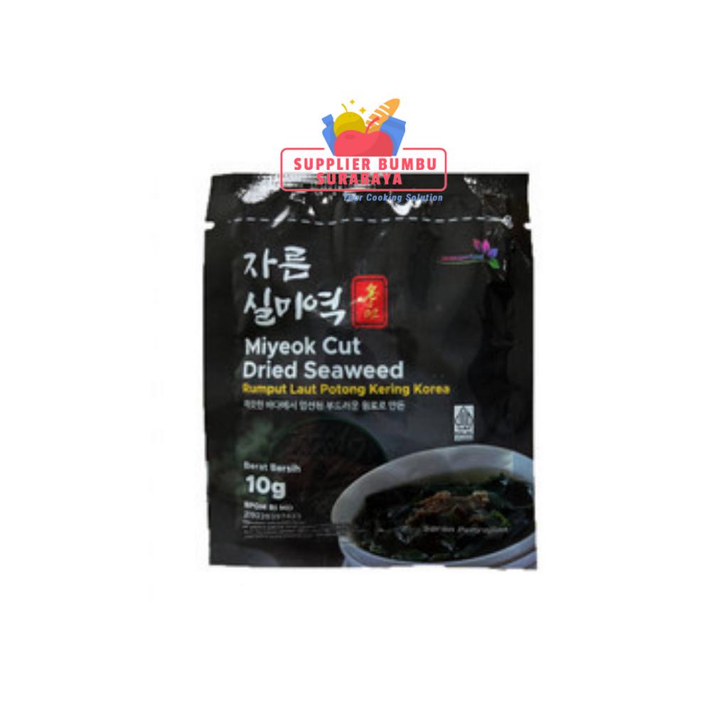 Java Super Food Dried Seaweed Wakame Rumput Laut Kering Korea / Miyeok Cut 10g