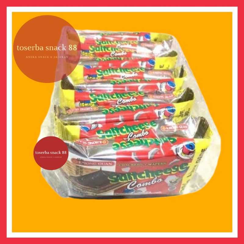 

SALTCHEESE COMBO/Crackers Wafer Chocolate (20 gram × 10 pcs)