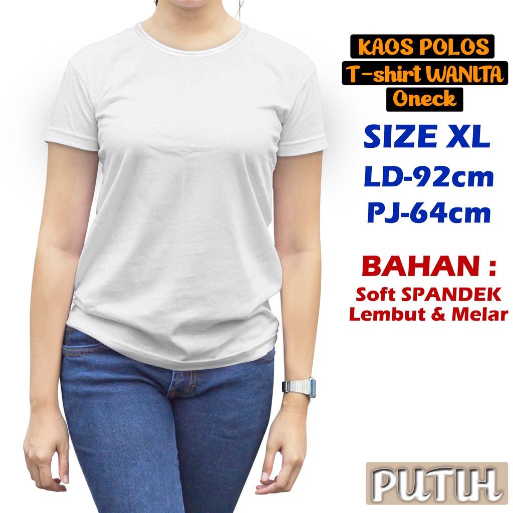 JESETA KAOS POLOS WANITA MURAH ATASAN WANITA POLOS