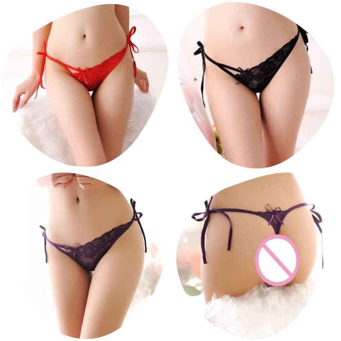 Celana Dalam G String Transparan Tali Samping 6757
