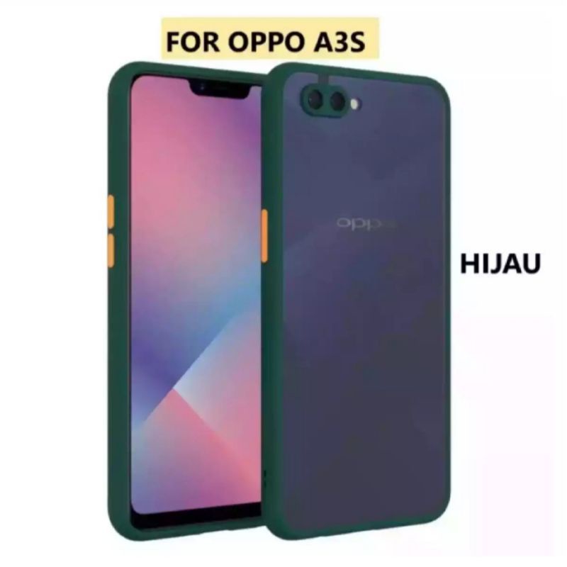 CASE Oppo A3S softcase Casing premium New pelindung camera 360