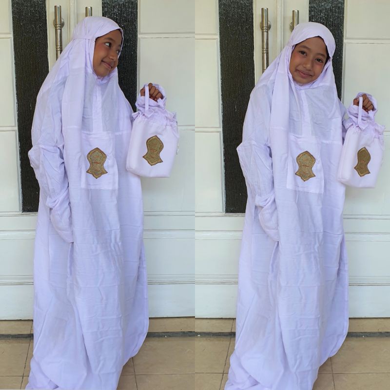 GALLERY MUKENA HADRAMAUT ANAK MOTIF TEROMPAH