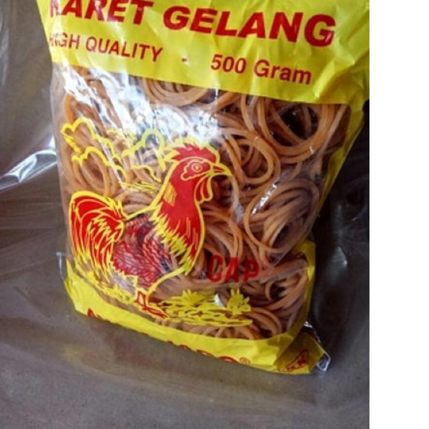 ➪ KARET GELANG - KARET AYAM JAGO - KARET MURAH 500 gram ✫