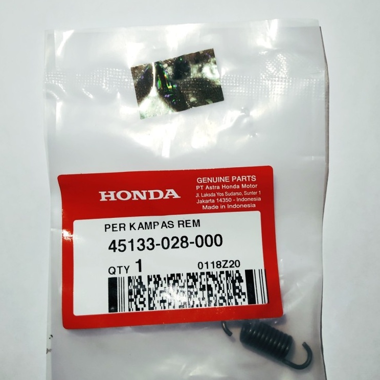 Per Kampas Rem Honda Grand, Kharisma, Legenda, Supra, Revo 45133-028-000