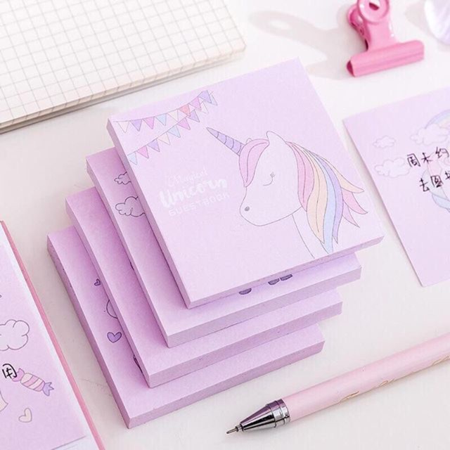 

Unicorn sticky notes