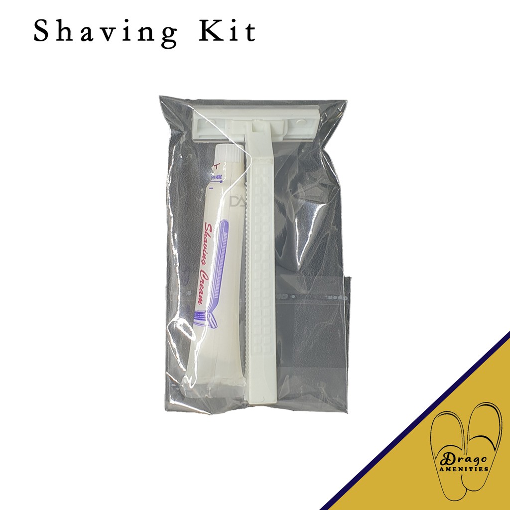 Shaving Kit Hotel Putih + Cream Bagus Murah Travel rekreasi