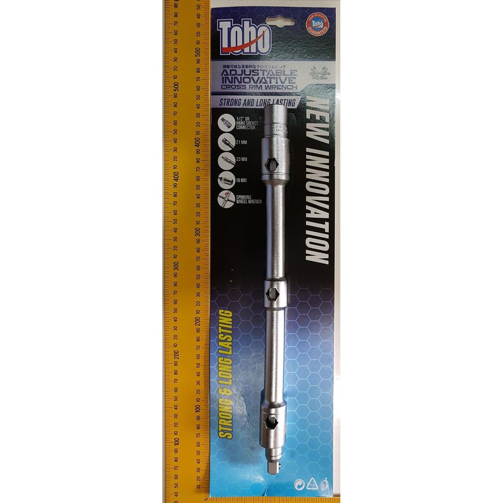 Adjustable Cross Rim Wrench TOHO multi Fungsi Kunci Roda