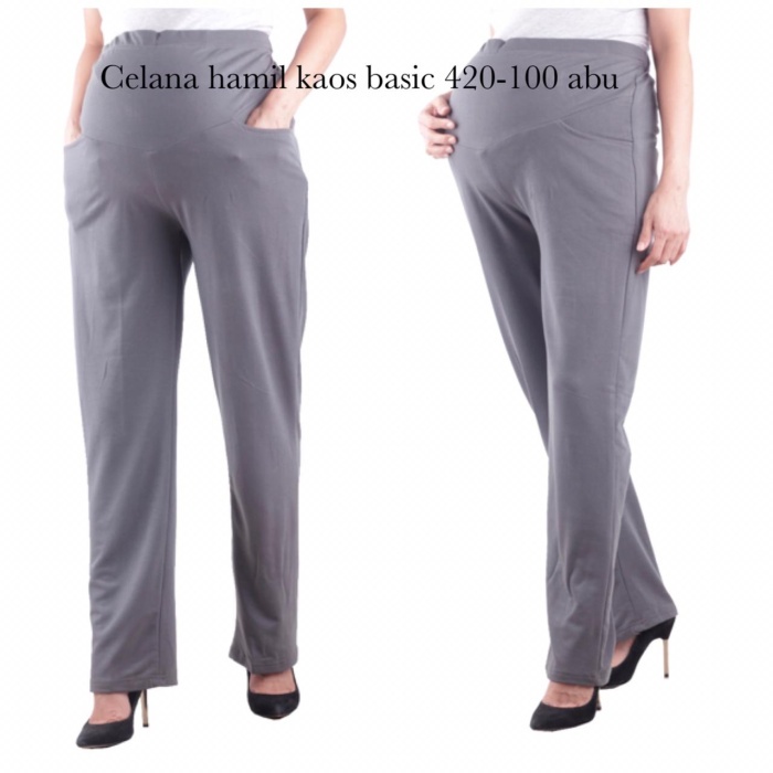 Celana Hamil Celana hamil kaos basic cantik OH 420 bajuhamil baju hamil Elegan Pants BISA COD Adem M