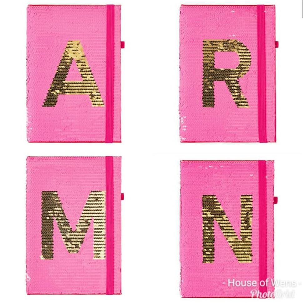

SMIGGLE ALPHABET SEQUIN A5 NOTEBOOK