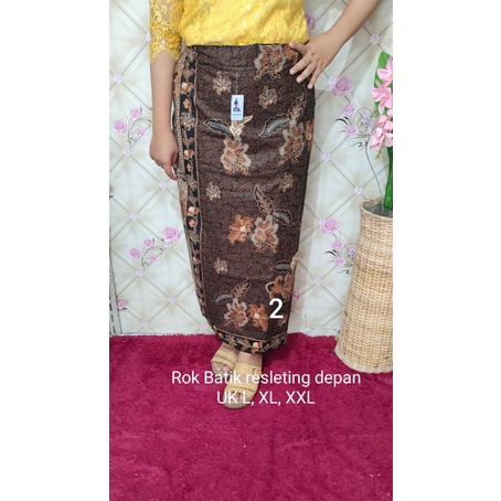 Rok dan Selendang Bordir Motif Batik-Hanya rok,no 2