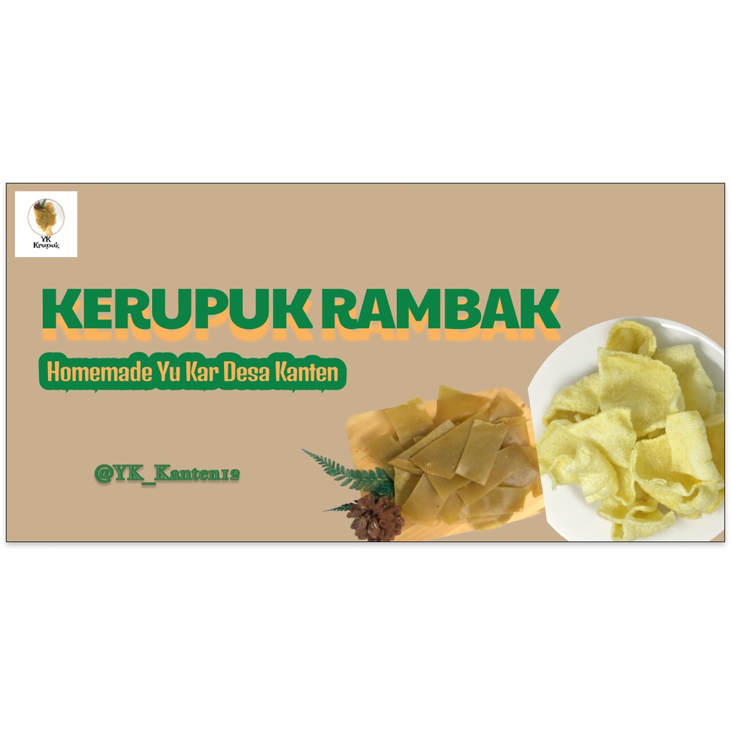 

Kerupuk Rambak Mentah