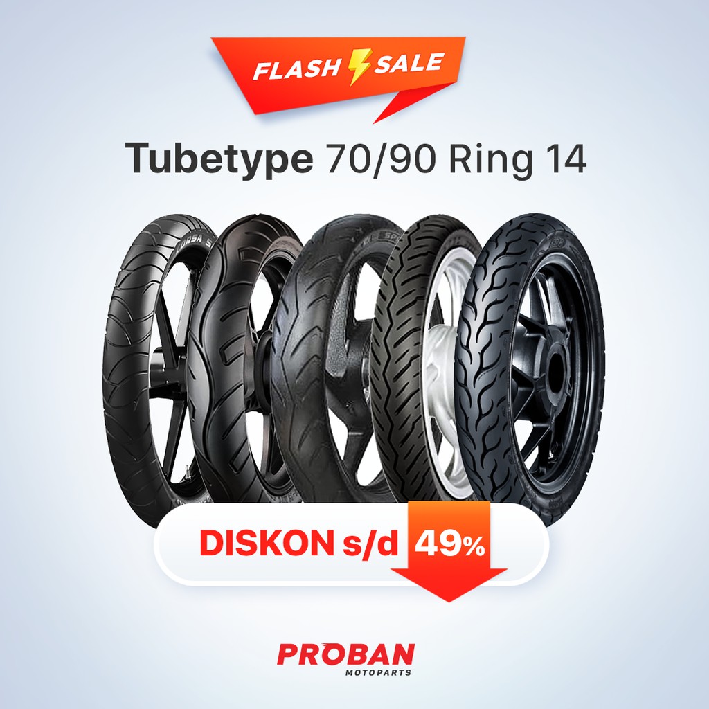 

Ban Motor Tubetype Ukuran 70/90-14