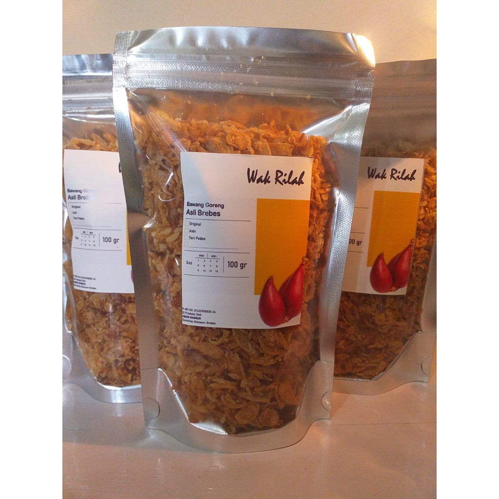 

Bawang Goreng Wak Rilah Original Asli Brebes 100 gram