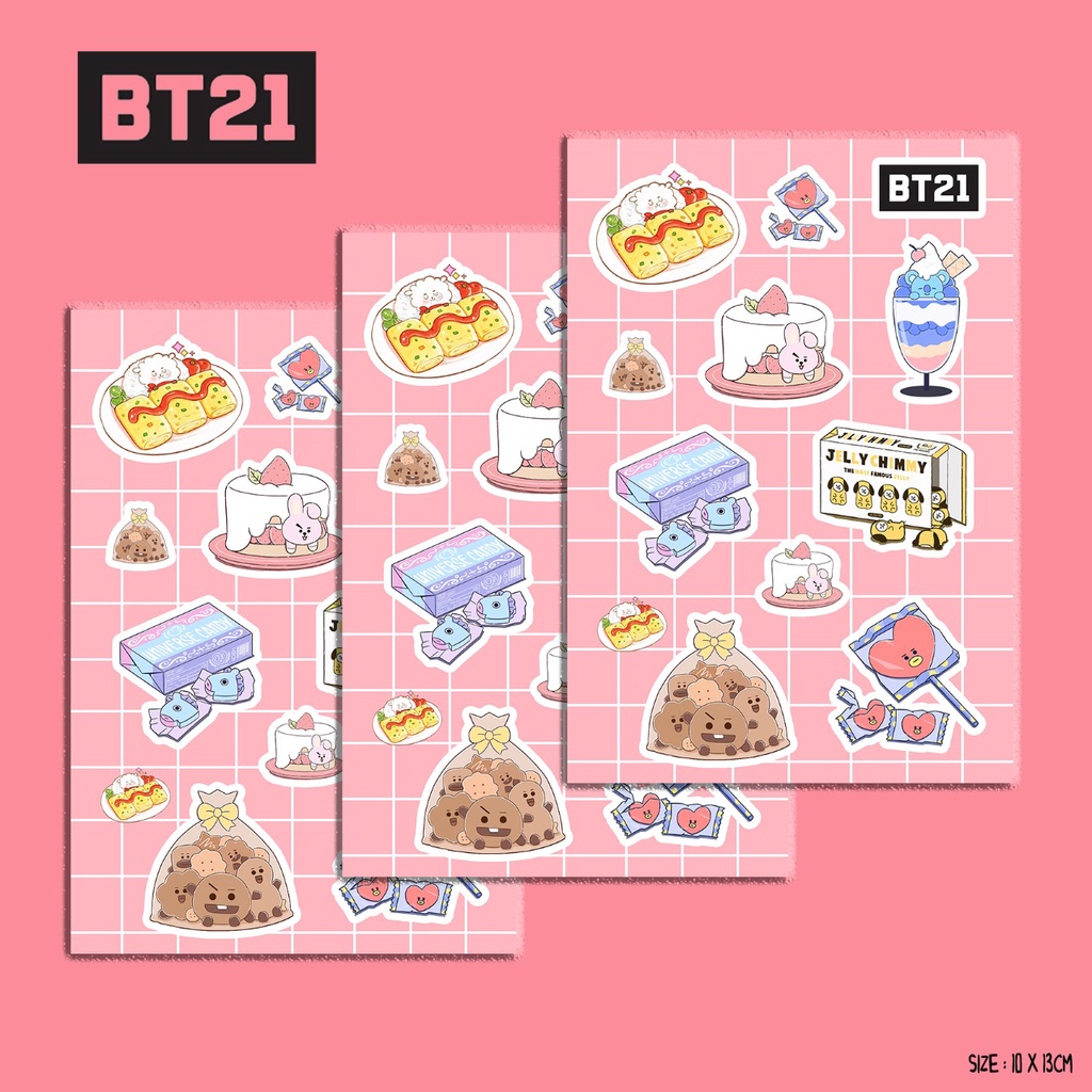 STICKER FOOD BTS KPOP/STICKER HP LAPTOP/KOREAN/STICKER TUMBLER