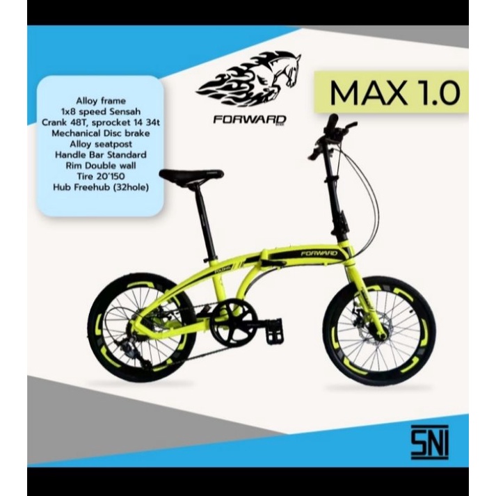Sepeda Lipet/Folding Bike Forward20 MaxPro
