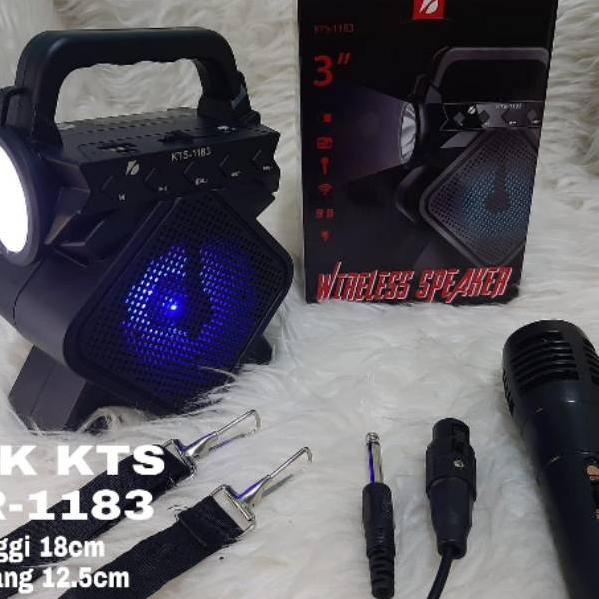 Speaker+mic karaoke+senter kts 1183 (speaker  speaker kualitas mantap) Q8F5