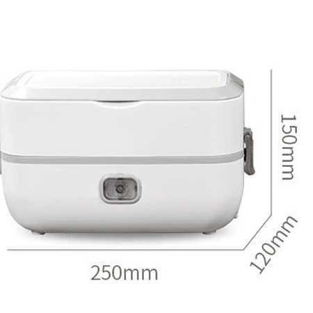 Kotak Makan Pemanas Elektrik Heating Bento Box 1 Layer - DFH-C01 - White