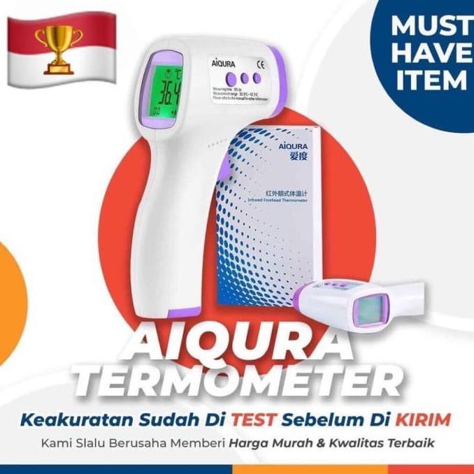 Aiqura Ad801 Body Infrared Thermometer Digital Thermo Gun Non Contact Selyanifastore18