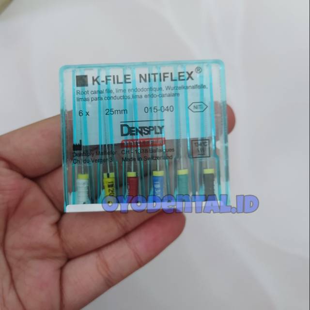 Dental kfile nitiflex 15-40 / k-file dentsply / kfiles k file 15-40