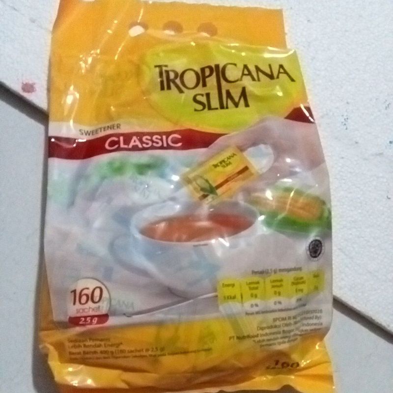 

Tropicana slim CLASIK 160saset