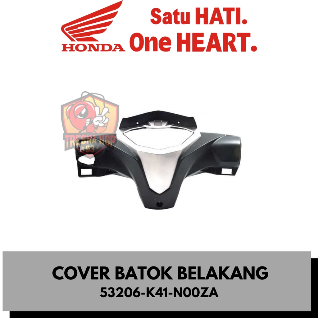 53206-K41-N00ZA COVER BATOK BELAKANG NEW SUPRA X 125 FI ORIGINAL | COVER HANDLE RR 53206K41N00ZA