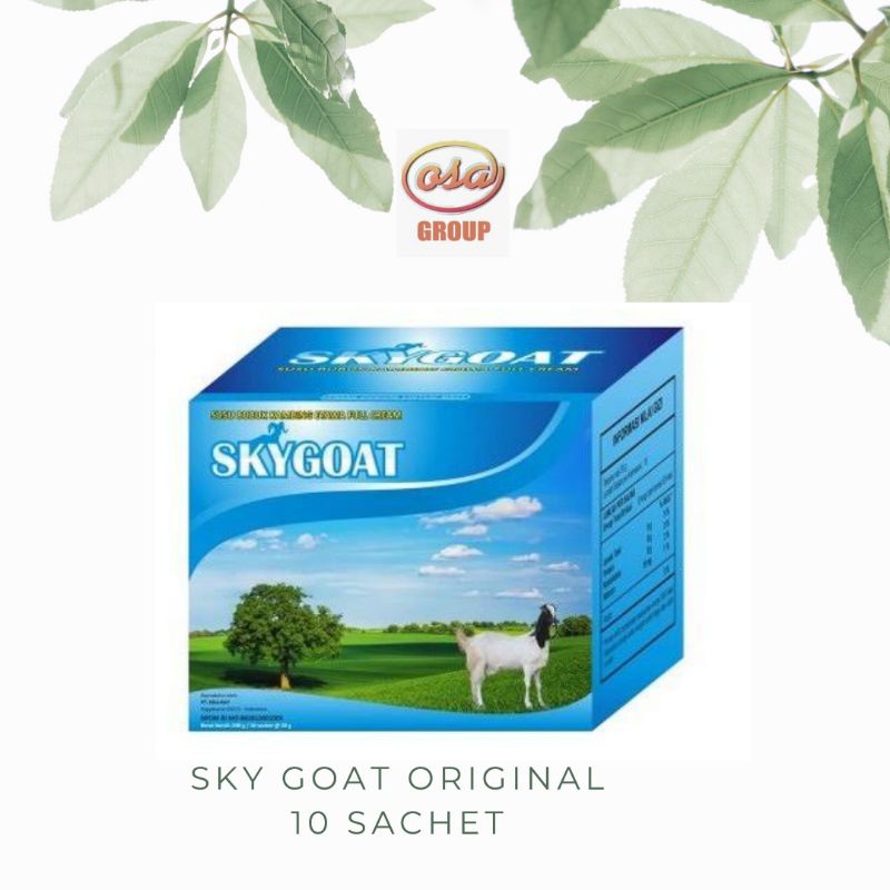 

Sky Goat Original Susu Kambing Etawa 10sachet Susu kambing untuk asma, lambung