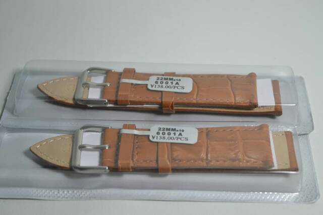 strap tali jam tangan original timeking coklat muda