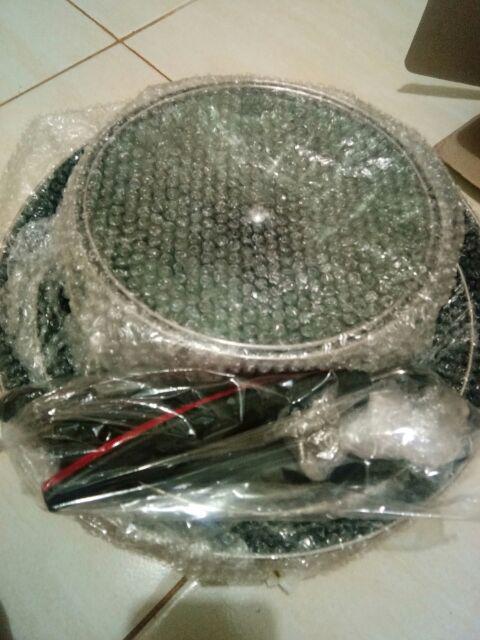 Panci Set Enamel Gsf G-2630 Frypan Tutup Kaca Wajan Wok Dan Saucepan