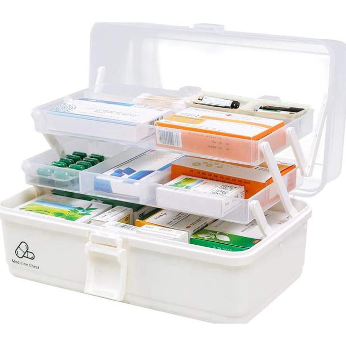 [[COD]] Hommy Co. Kotak Obat P3K Susun 3| Storage Box Multilayer BERGARANSI Kode 441