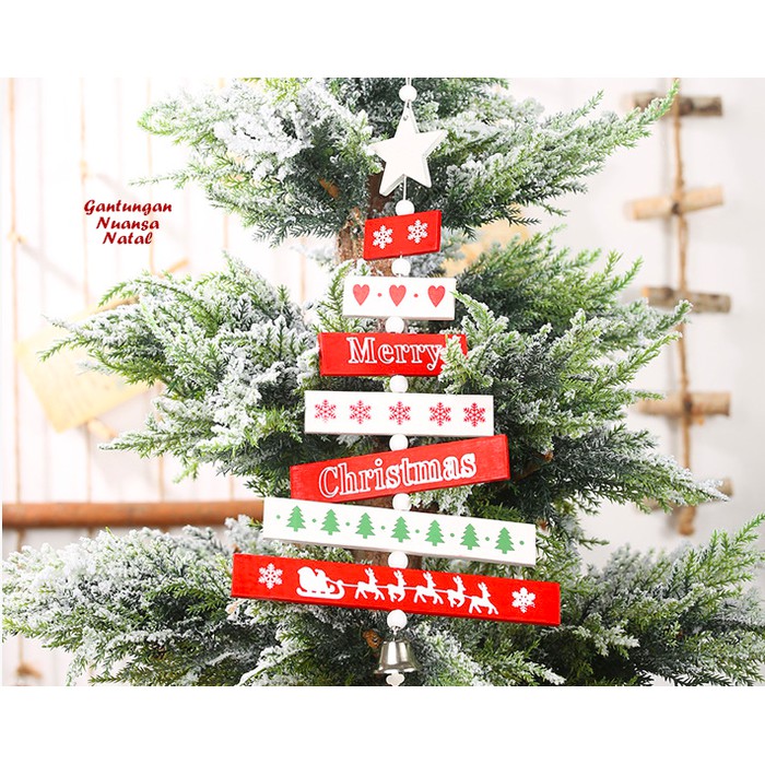 Gantungan Nuansa Natal BENTUK POHON NATAL Pajangan 