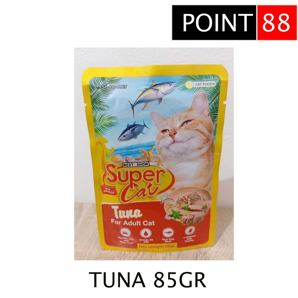 SUPERCAT Pouch Adult Tuna 85gr