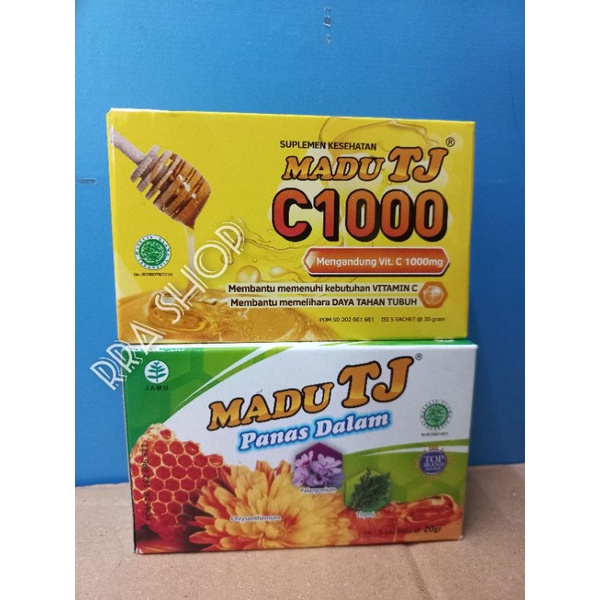 

madu TJ PANAS DALAM/C 1000 isi 5 sachet