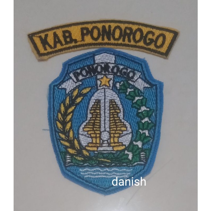 BET BORDIR LOGO PEMKAB KABUPATEN PONOROGO