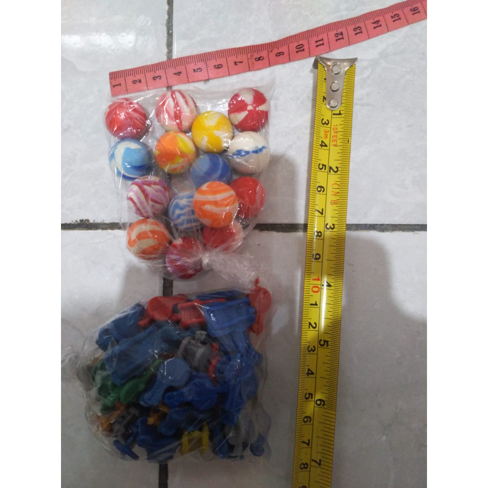 Bekel biasa 1 set (1 bola kecil + 4 biji) warna warni murah toys pedurungan semarang Perempuan Maina