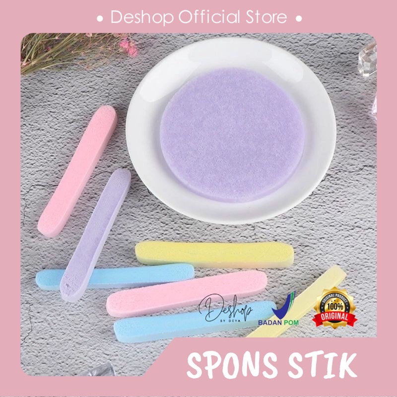 Sponge Facial Stick / Sponge Cuci Muka / Spons Pembersih Wajah