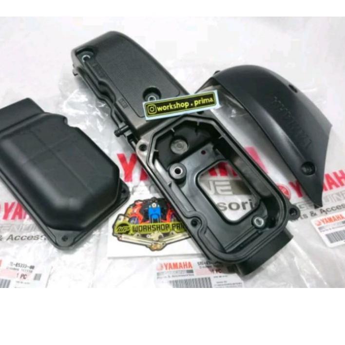 PAKET TUTUP CVT - COVER PENUTUP BLOK CVT MIO SPORTY- MIO SMILE ORIGINAL ASLI YAMAHA